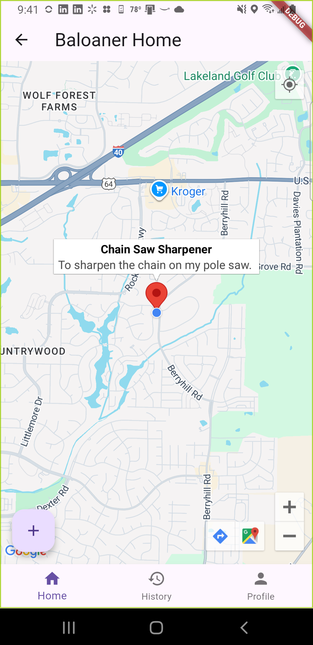 Baloaner screenshot